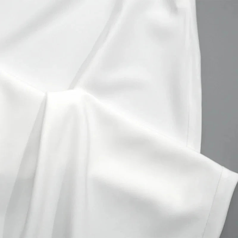 JULISSA MO Sexy Square Collar Women Maxi Dress White GlowCart