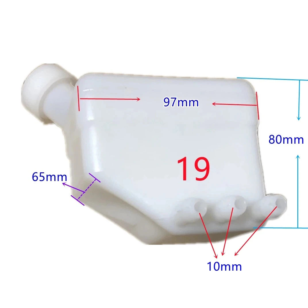 Brake Fluid Reservoir For Brake and Clutch Fluid Truck Electric Tricycle Agricultural Vehicle Braking liquid Bottle 1PC GlowCart