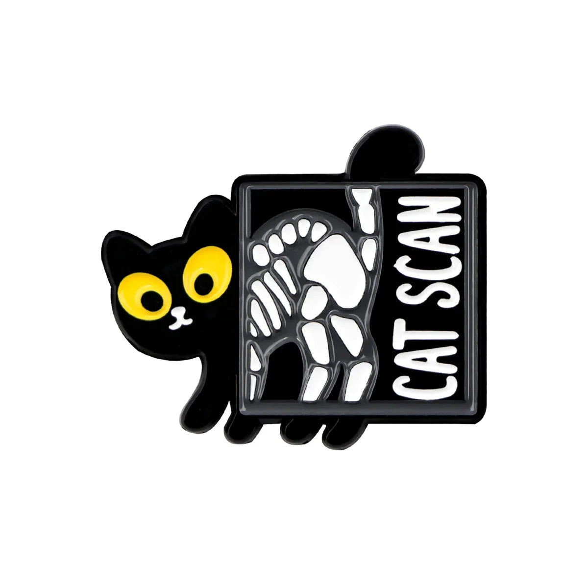 Cute Black Cat Enamel Pin Animal Brooch Pines Lapel Pins GlowCart