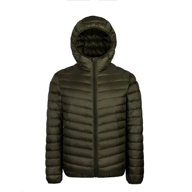 Down Jacket Men's 2024 New 90% White Duck Down Super Light GlowCart