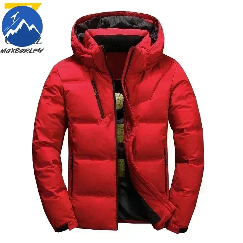 Winter Thickened Men Down Jacket Climbing Hunting Hooded GlowCart