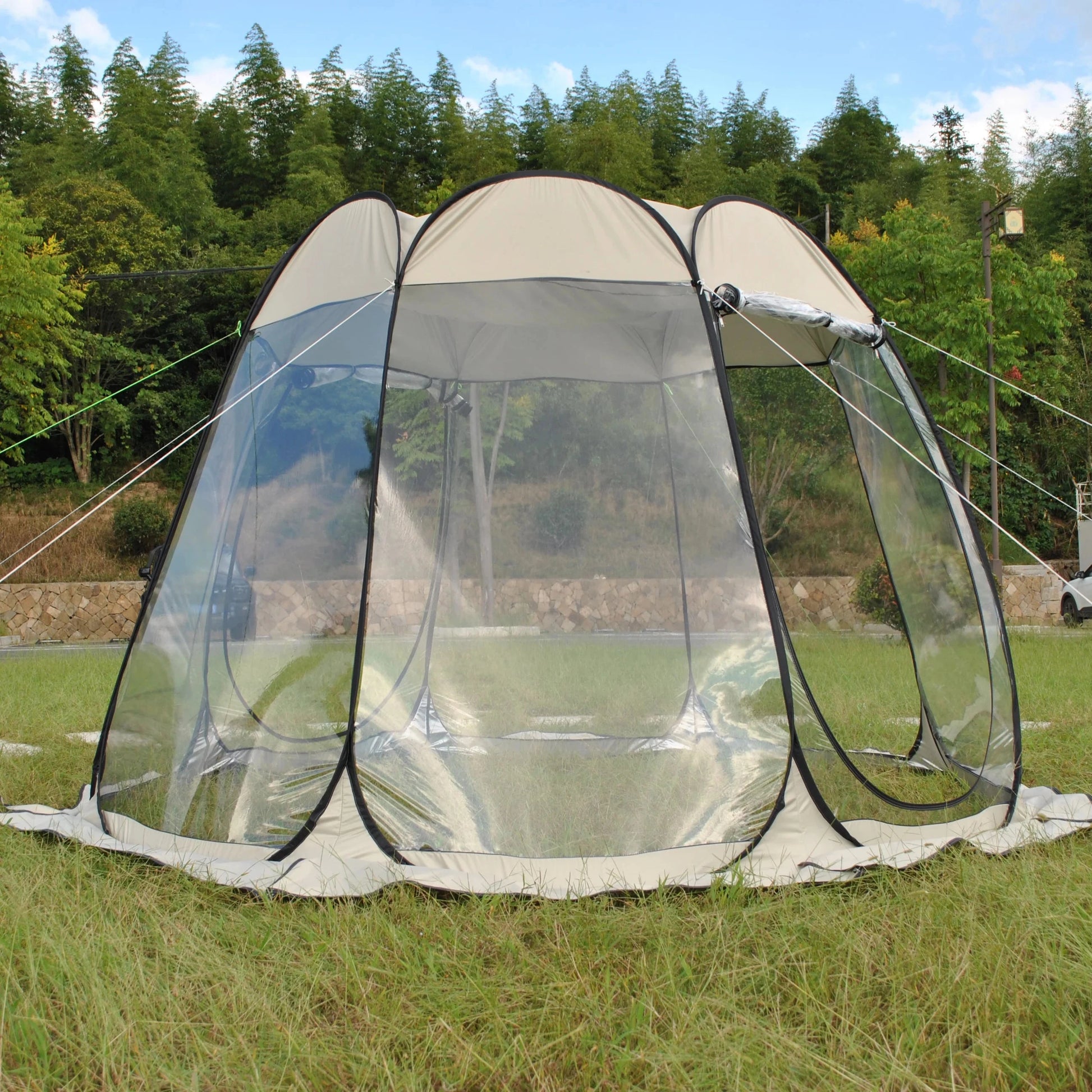 Pop up Bubble Tent Screen House 8 Person Large Camping Sun GlowCart