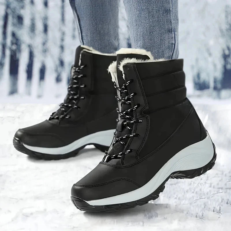 Snow Boots for Women Platform Shoes Boots Plush Keep Warm GlowCart