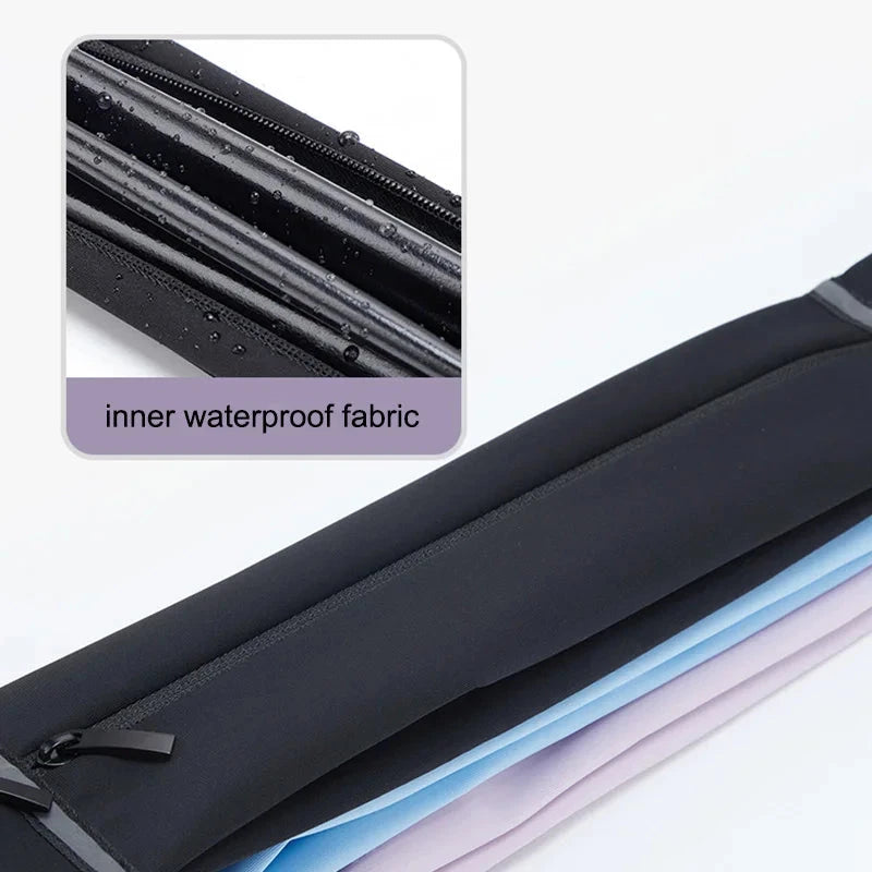 Running Belt Waist Bag with Water Bottle 550ml Women Sports Fanny Pack Men Phone Pouch Jogging Gym Bags Hydration Run GlowCart