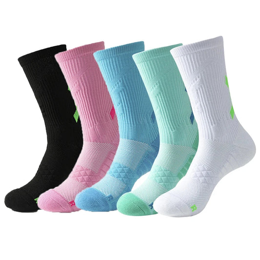One Pair of  Pro Performance Sport Socks – Breathable, Cushioned, Anti-Slip for Running & Training GlowCart