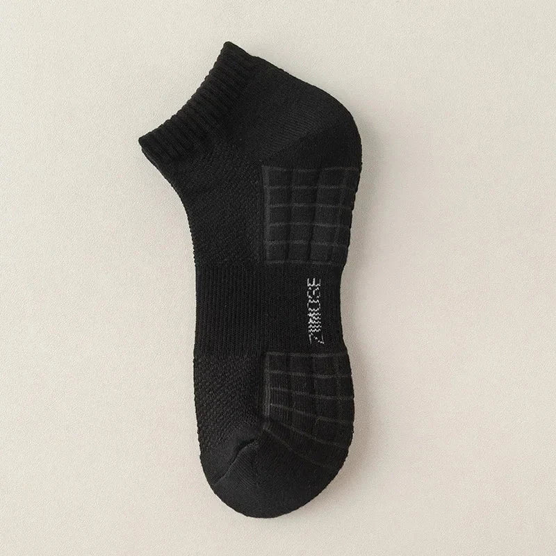 1pc 4pcs 5pcs 10pcs Socks Men's Cotton Spring Towel Bottom with Velvet Mid-tube White Stockings Thickened Sports Basketball Sock GlowCart