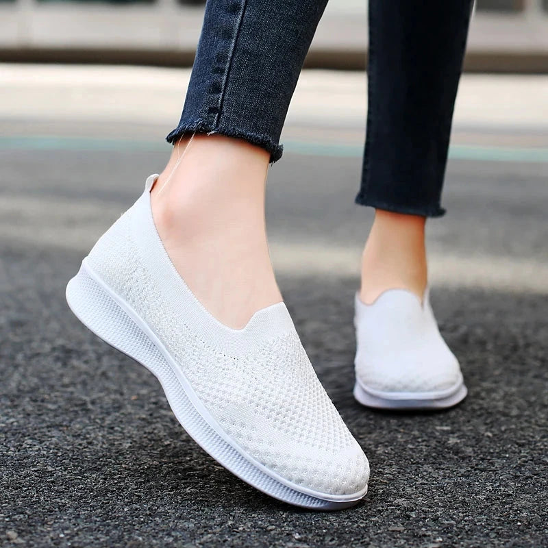 Spring Autumn SliP-ON Couple Shoes Women's Mesh Breathable GlowCart