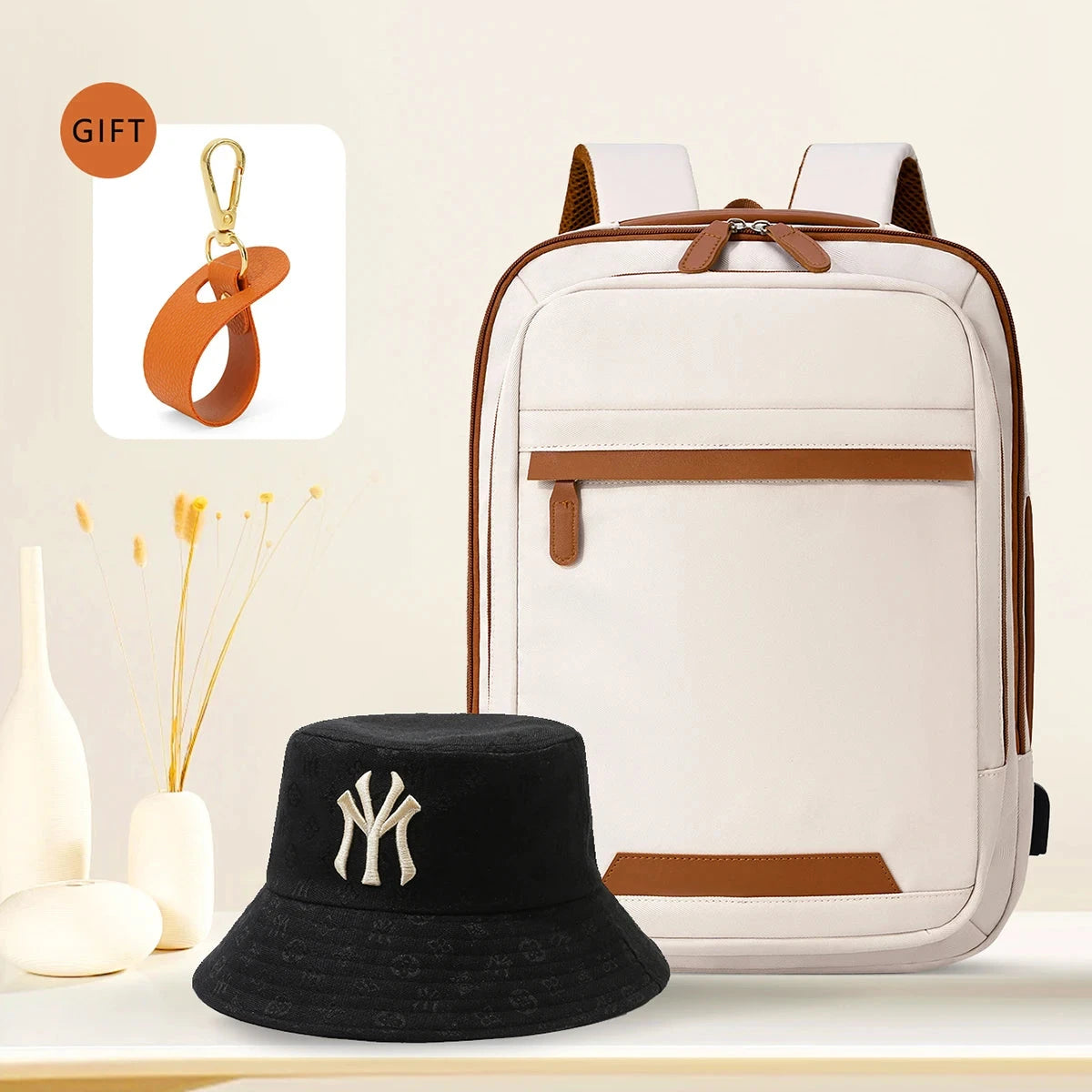 High-Quality USB Rechargeable Backpack Men's Waterproof Bag GlowCart