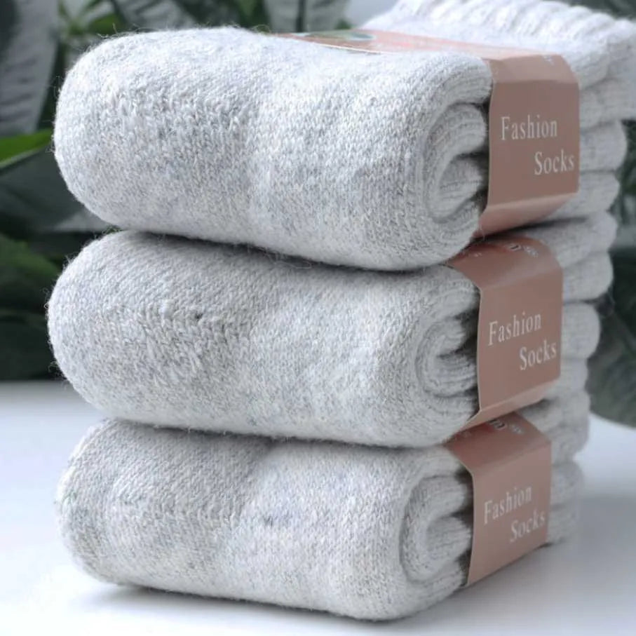 Ultra Thick Wool Socks for Men in Autumn and Winter Thickened with Fleece To Keep Warm and Cold Resistant Gift for Long Socks GlowCart