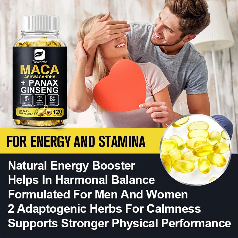 BEWORTHS Nature Original Ginseng & Maca Root Extract Edible GlowCart