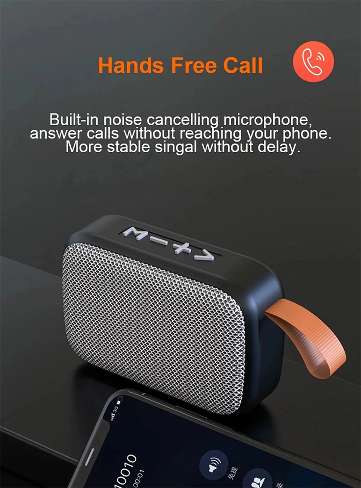 Portable Speakers Outdoor Bluetooth 5.0 Mini Oxford GlowCart