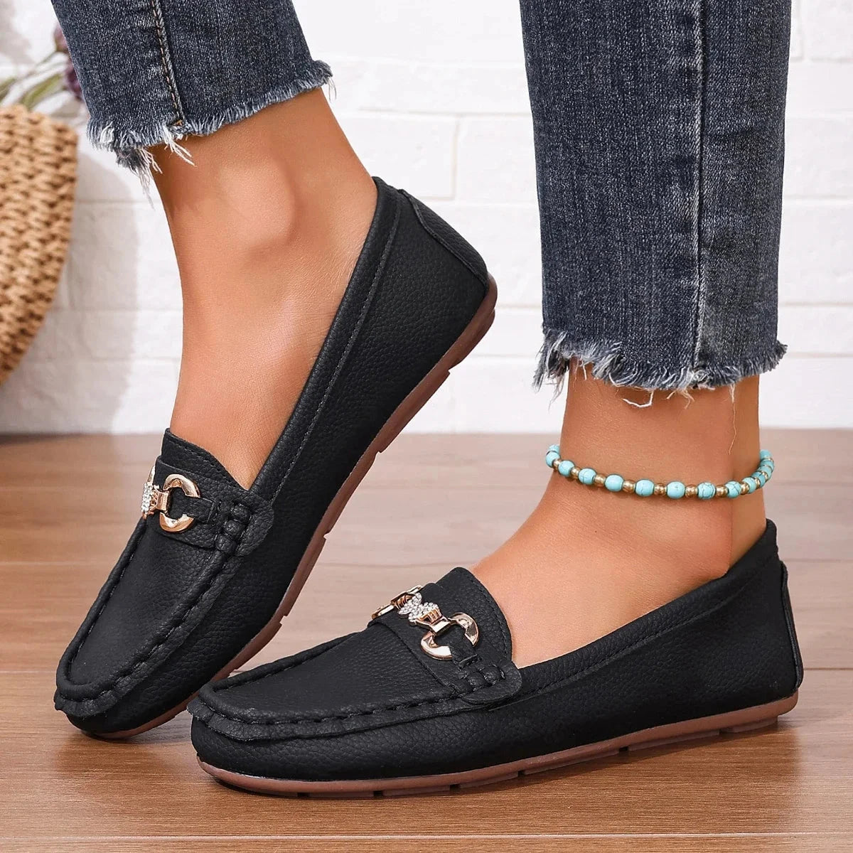 Women's Casual Slip on Mary Jane Shoes 2025 Spring Autumn GlowCart