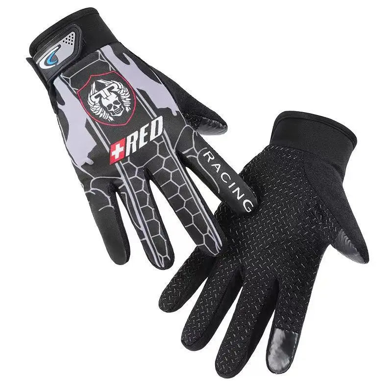 Cycling Gloves Men Anti-slip Full Finger Motorcycle Spring Autumn Gloves Hiking Fishing Touchscreen Outdoor Adventure Gloves GlowCart
