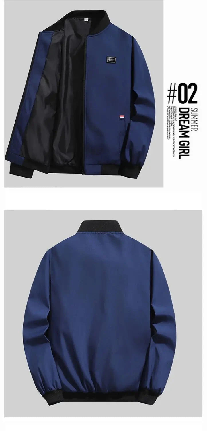 Men's Lightweight Windbreaker Spring Autumn Jacket Coat GlowCart