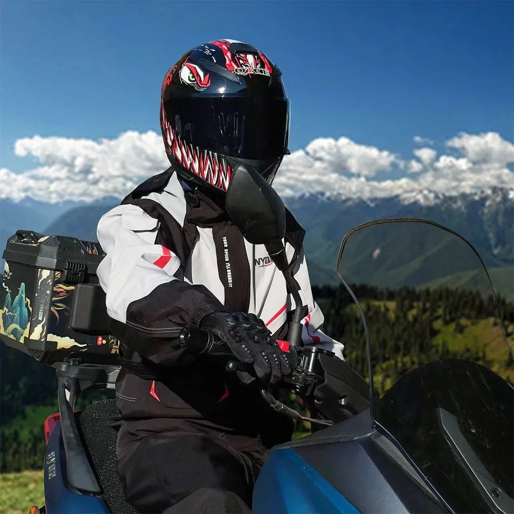 Motorcycle Raincoat Suit Rainstorm Prevention Jacket Pants GlowCart