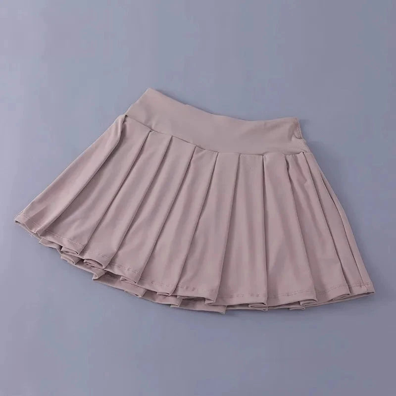 Women Tennis Pleated Skirt High Waisted Athletic Golf Skorts GlowCart