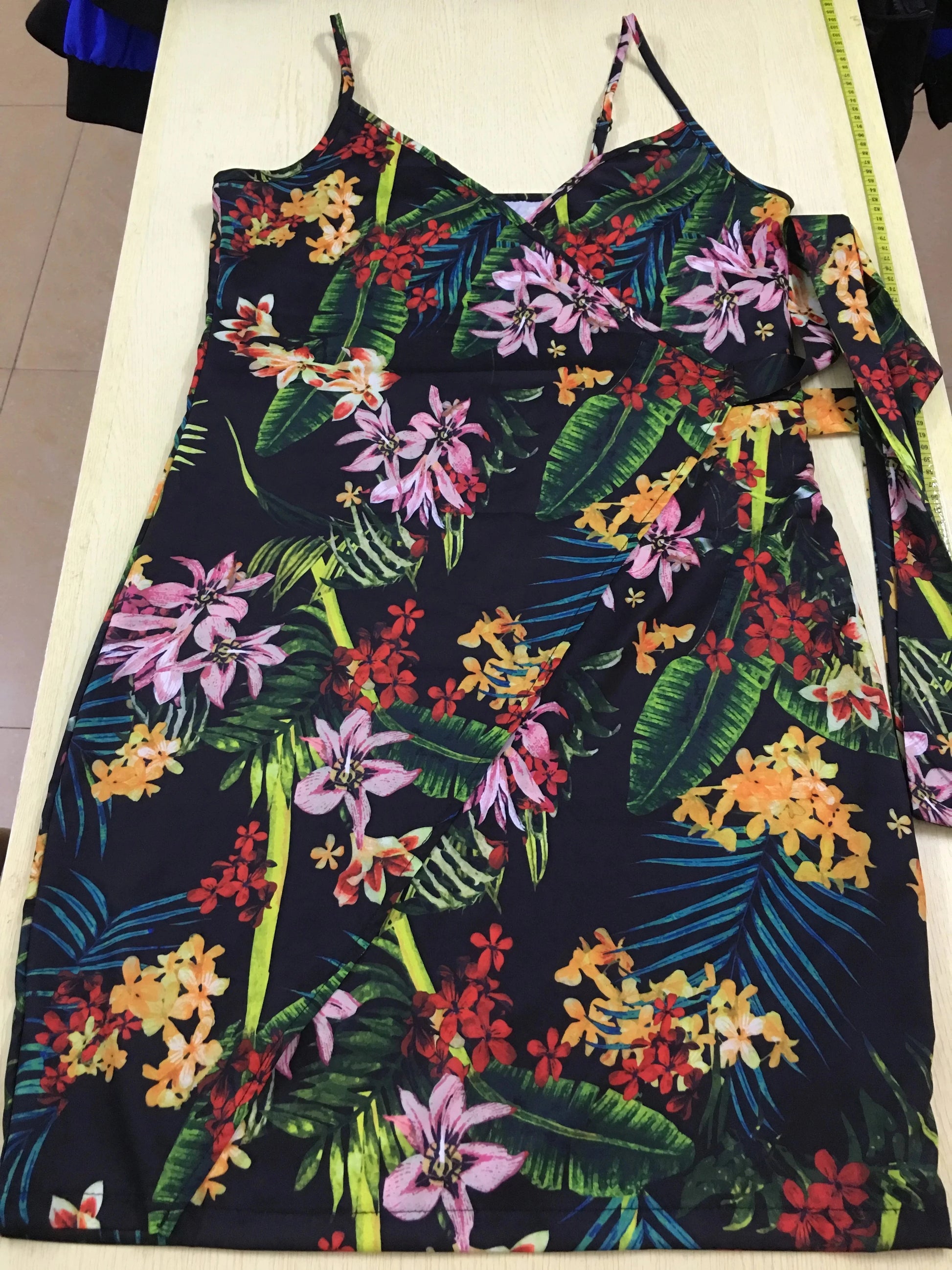 Women's Sexy V-Neck Spaghetti Strap Bodycon Dress, Slim Fit GlowCart