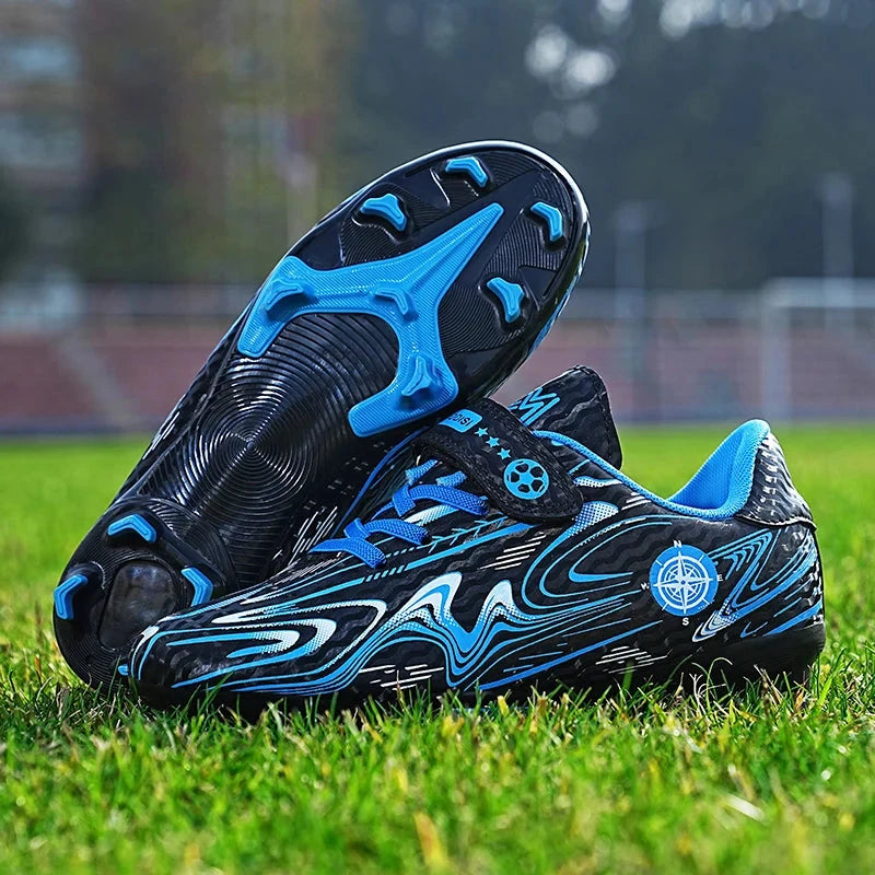 Childrens Football Shoes Boys Summer Breathe Primary Secondary School Students Youth Match Training Special FG/TF Football Shoes GlowCart
