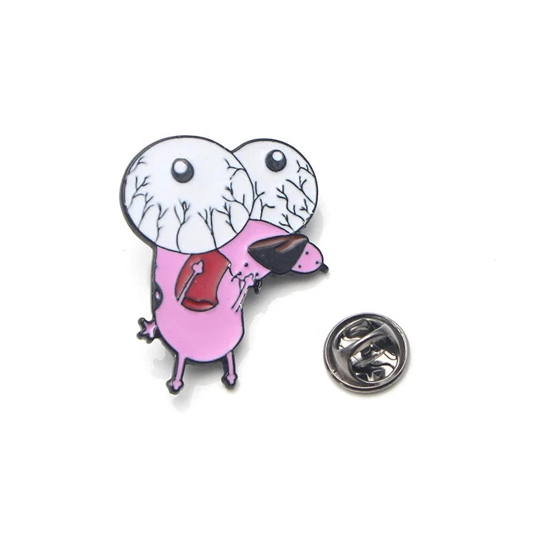 Cartoon Dogs Badges Lapel Pins for Backpack Enamel Pins Cute GlowCart