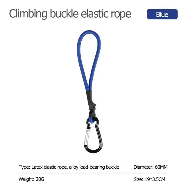 1 Piece Tent Elastic Rope Cord Hook Fixation Elastic Stretch GlowCart