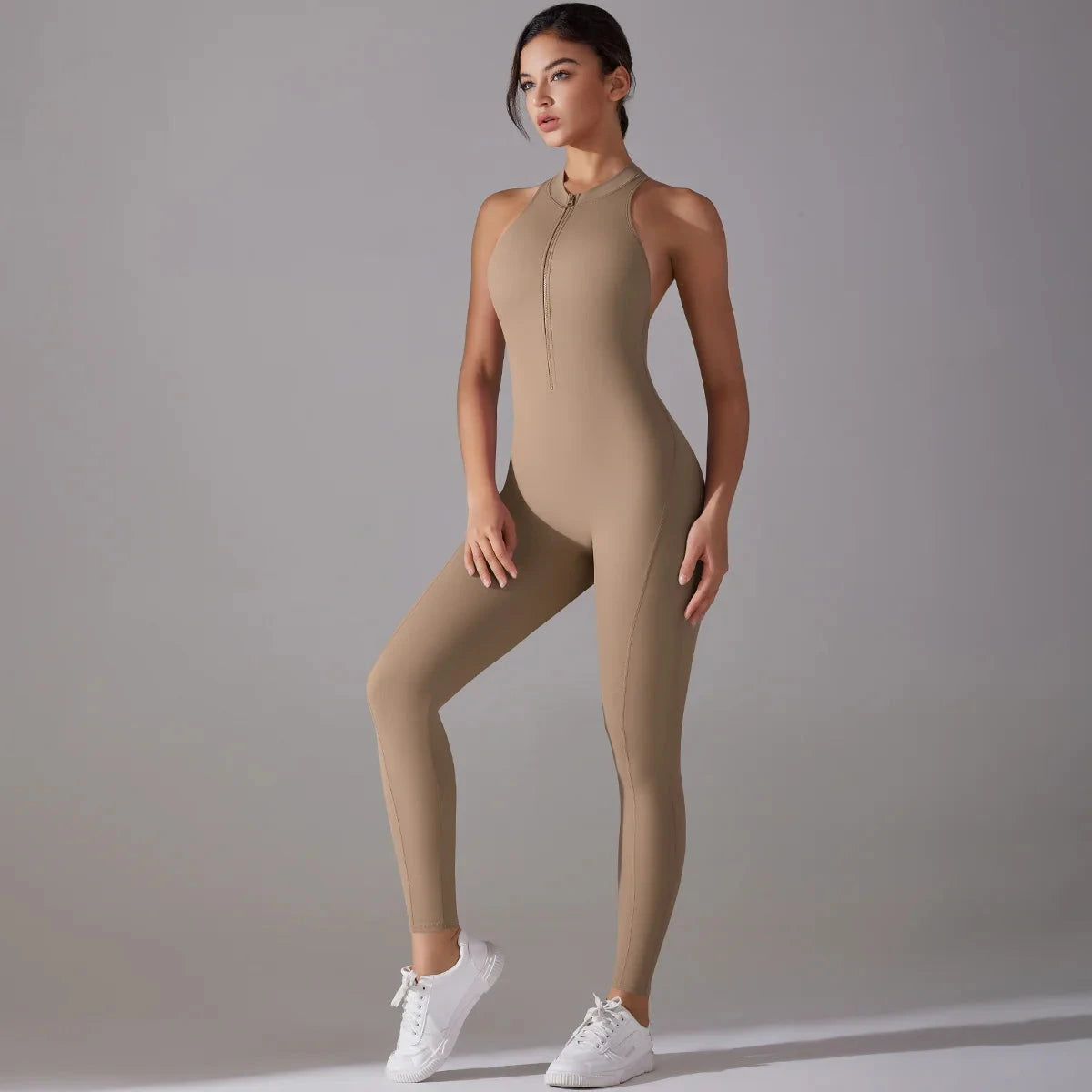 Sexy Hollow Backless Scrunch Sporty Jumpsuit Raises Butt GlowCart