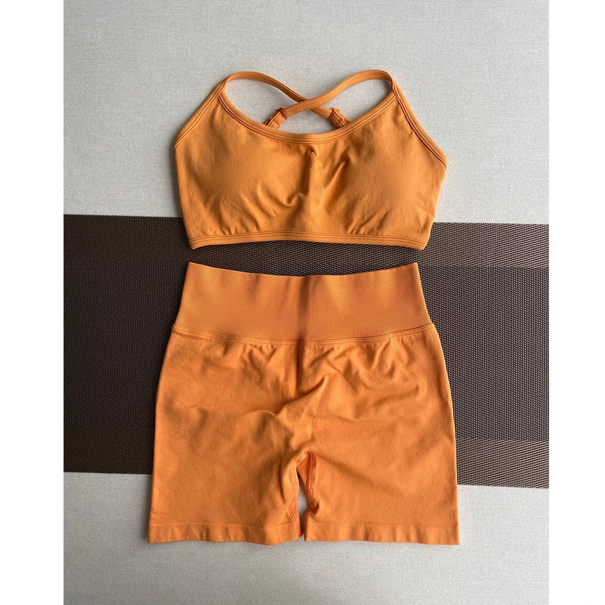 TKITK Shorts Pro Solid Seamless Half Pants Women Soft  Fitness Outfits Yoga Pants Gym Running Bike Wear GlowCart