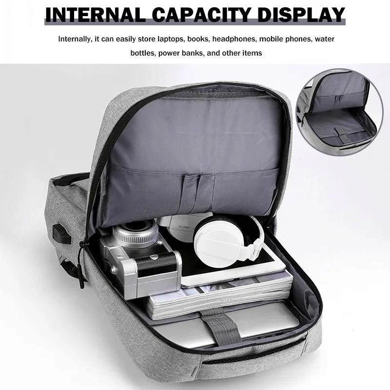 Men's Multifunctional Backpack,multi Compartment GlowCart