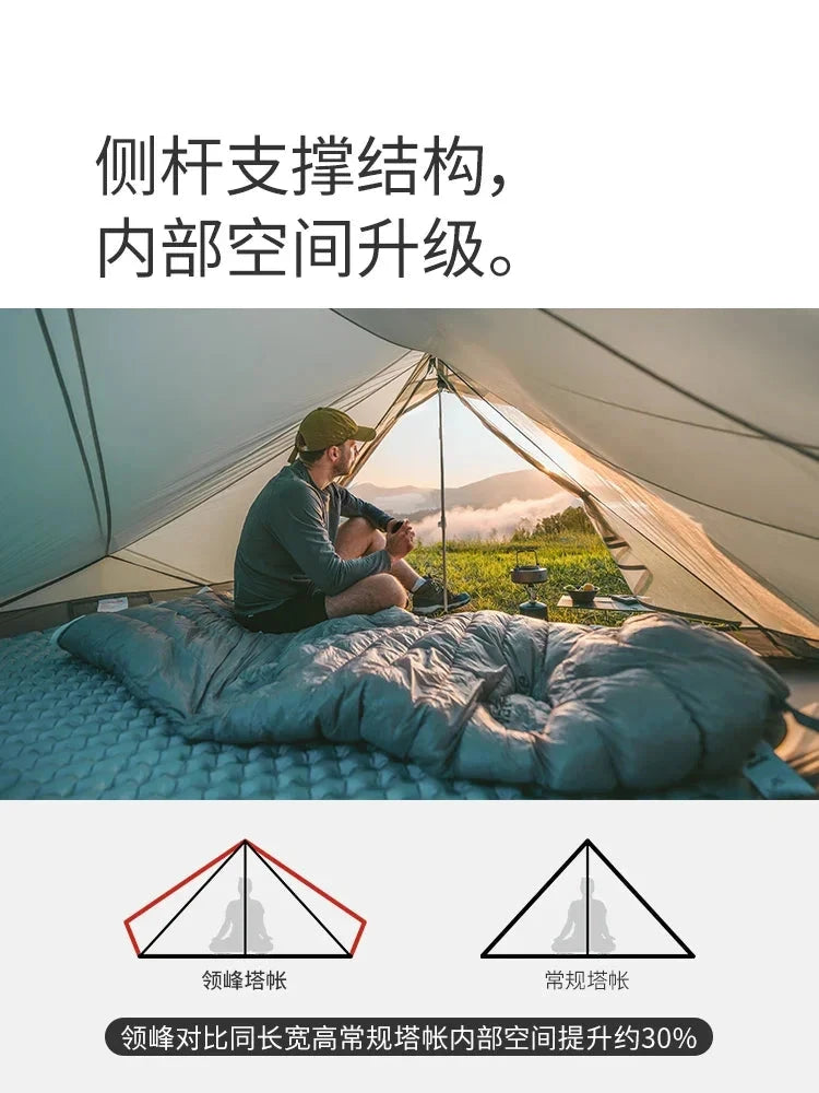 Naturehike 2025 UL Hiking Tent  2 Person Oudoor Ultralight GlowCart