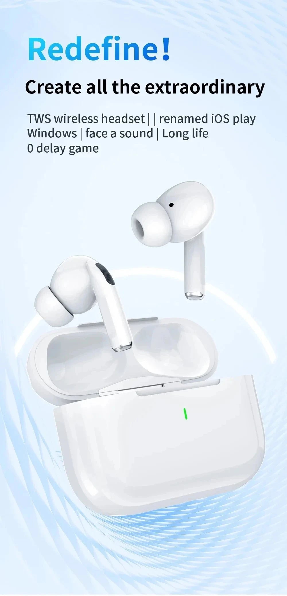 Wireless Bluetooth Earphones Pro 5 TWS Max Sport Earbuds  In GlowCart