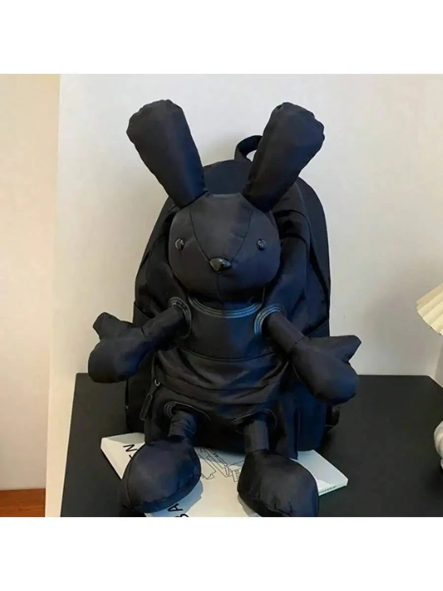 Cute Cartoon Rabbit Lightweight Foldable Backpack, Large GlowCart