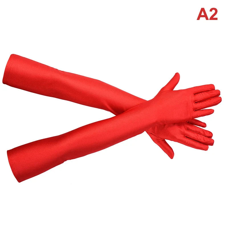 High Elastic Spandex Sun Protection Gloves Party Nightclub GlowCart