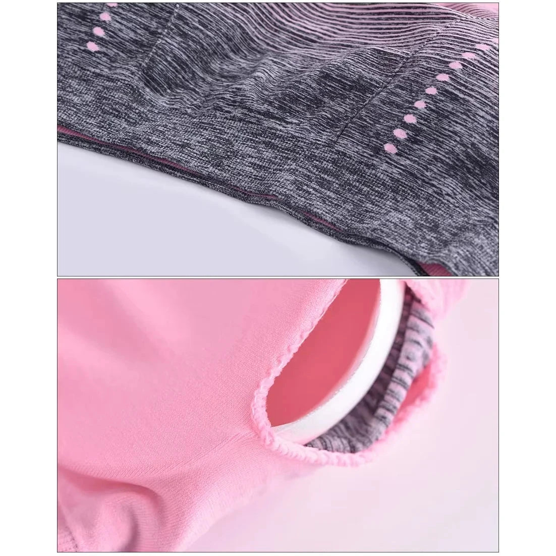 Women Sports Bra Shock-absorbing Bra Breathable Shock-proof Underwear Steel Ring Free Yoga Bra Running Vest Fitness Workout Tops GlowCart