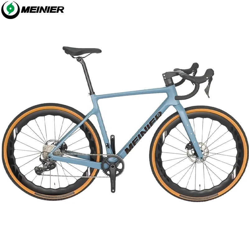 Carbon Gravel Bike Bicicletas Hydraulic Disc Brake Road Bike Bicycle Gravel 11S GRX Groupset GlowCart