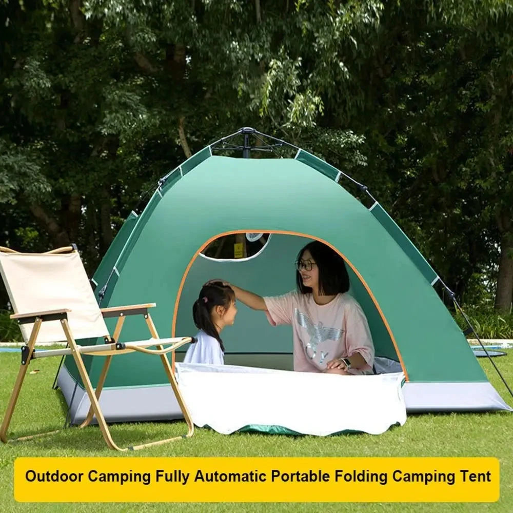 Portable Fully Automatic Tent Quick Opening Double Person GlowCart
