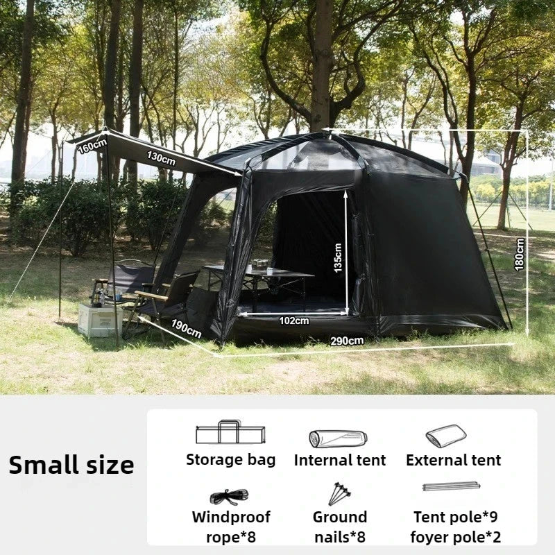 Nature Hike Camping Tent Family Beach Picnic Windproof GlowCart