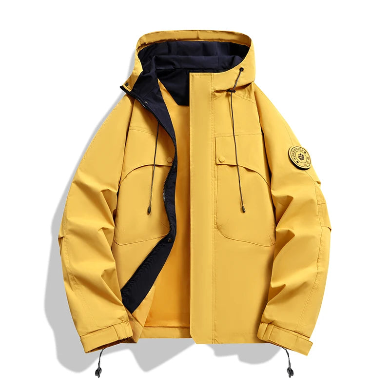 2025 Unisex All-Purpose Cotton Blend Jacket, for Outdoor Sports Casual Daily Wear, Comfortable Zip Up Coat Men Free Shipping GlowCart