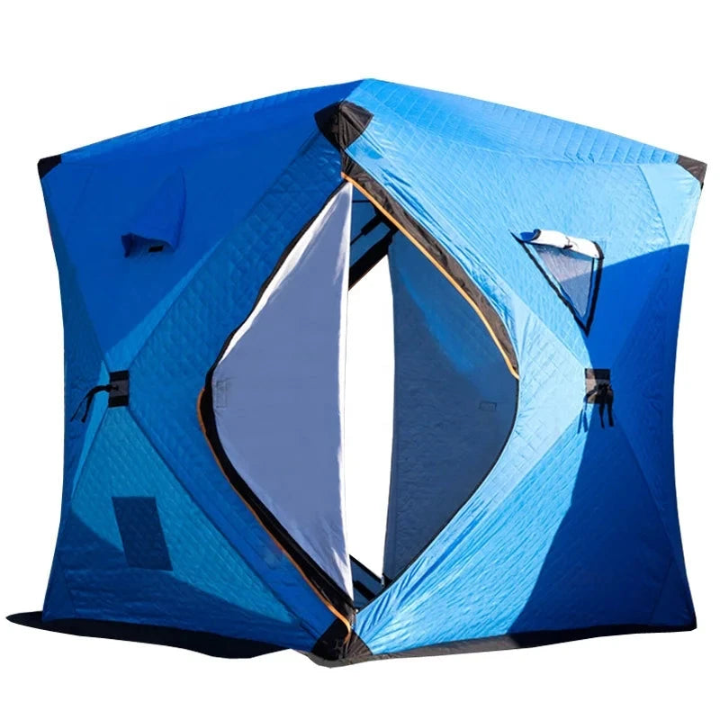 1.8X1.8M 3-4 Persons Pop up Winter Fishing Tent Shelter Keep GlowCart