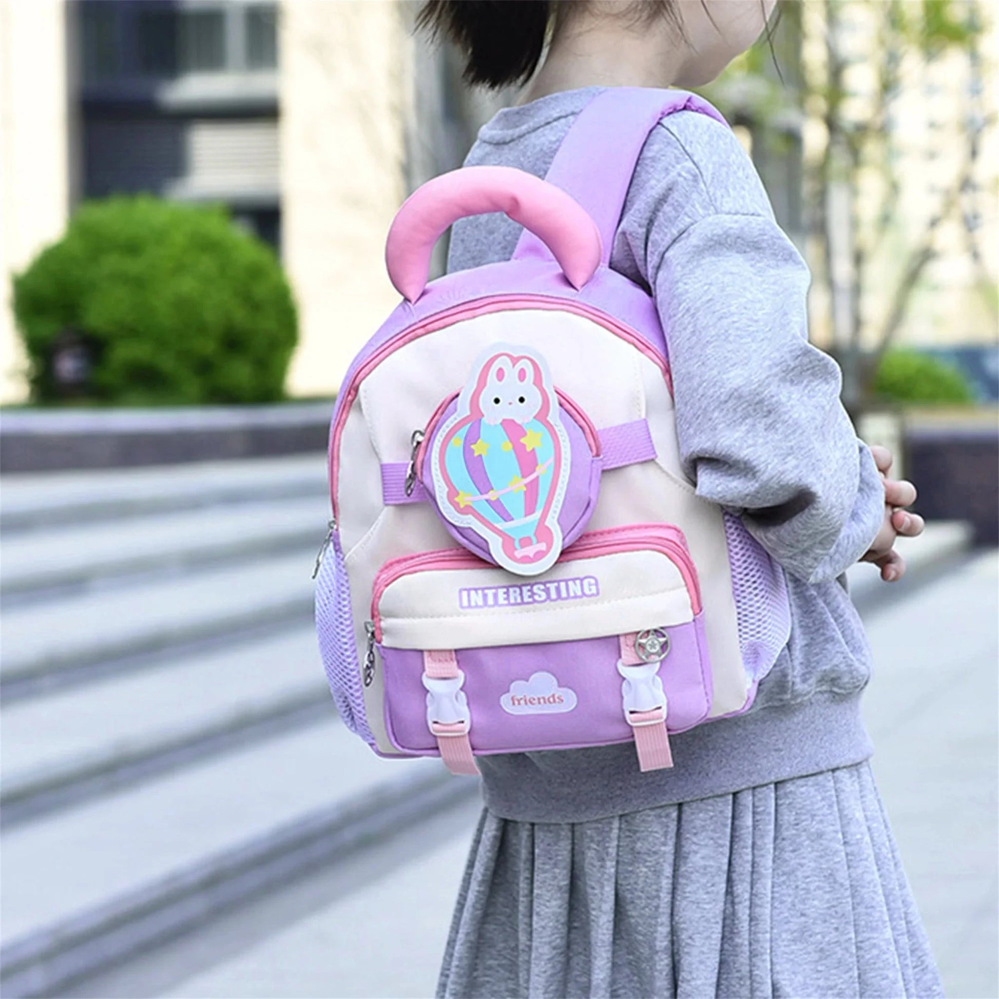 Adorable Bunny Kids Backpack for Boys and Girls Cute Animal Toddler School Bag with Cartoon Design for Preschool and GlowCart