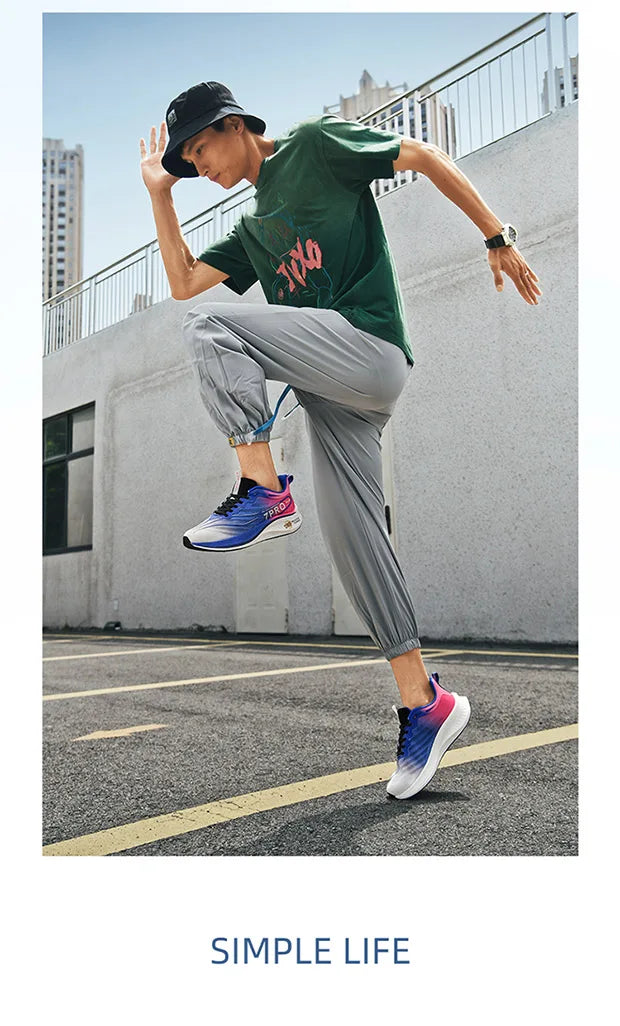 Summer Men's Running Shoes New Professional Carbon Plate