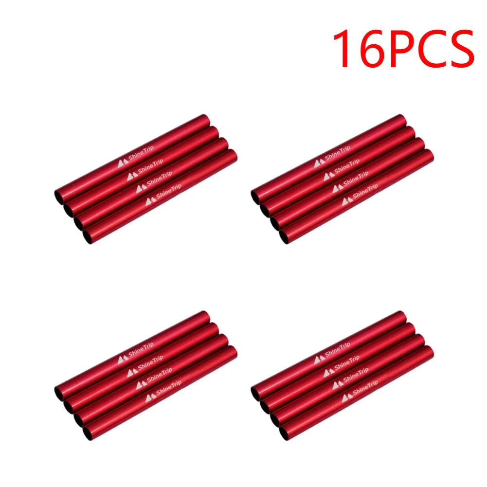 8-40PCS Tent Tube Aluminum Alloy Tent Emergency Tube GlowCart
