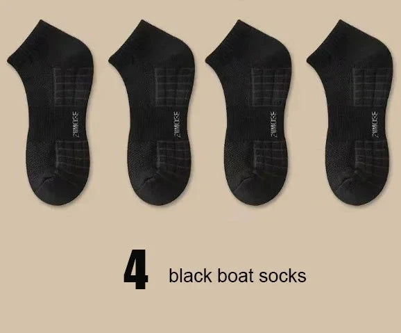 1pc 4pcs 5pcs 10pcs Socks Men's Cotton Spring Towel Bottom with Velvet Mid-tube White Stockings Thickened Sports Basketball Sock GlowCart