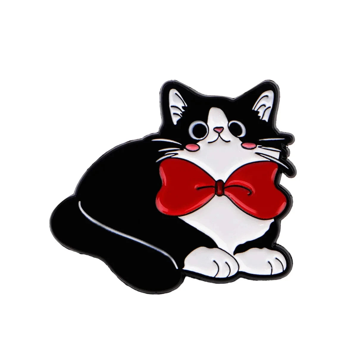Cute Black Cat Enamel Pin Animal Brooch Pines Lapel Pins GlowCart
