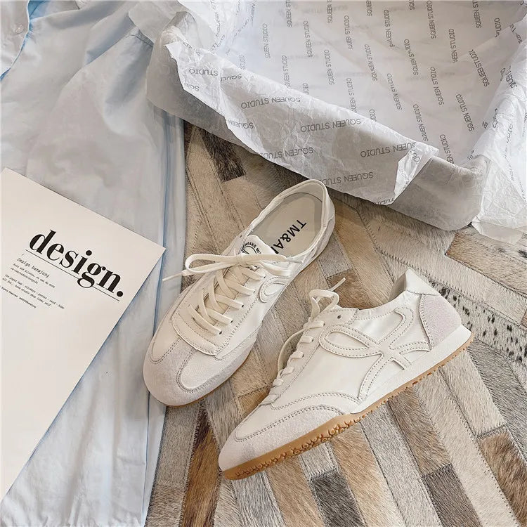 Women's Sneakers White Platform Woman Flats Sports Shoes Female Lightweight Vulcanized Shoes Ladies Casual Comfortable Trainers GlowCart
