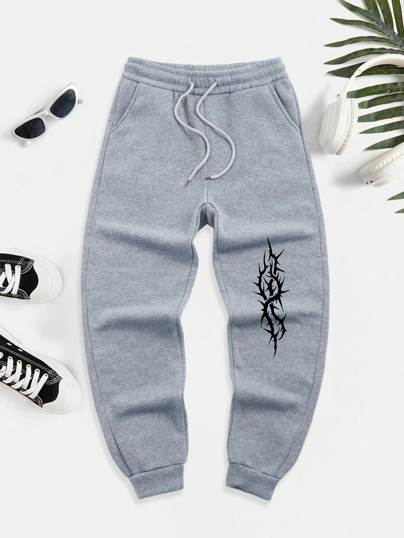 Surrounded By Thorns Prints New Fashion Sweatpants Hip Hop GlowCart