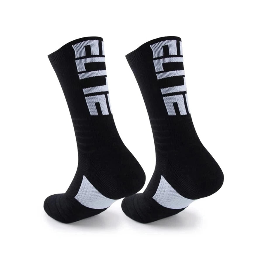 6Pairs Sports Socks for Football Basketball Baseball Rugby Soccer Cycling Running Hiking Tennis Skateboard GlowCart