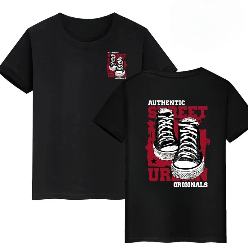 2025 New Summer Streetwear 100% Cotton Boys T-shirt Cool Graffiti Print Girls Tees Children Tops High Quality Kids Clothes GlowCart