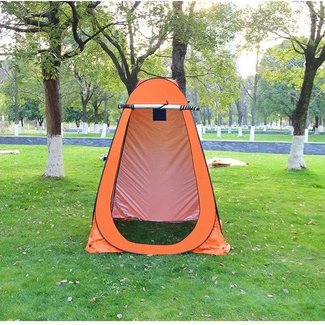 Outdoor Portable Bath Tent Temporary Mobile Toilet Tent GlowCart