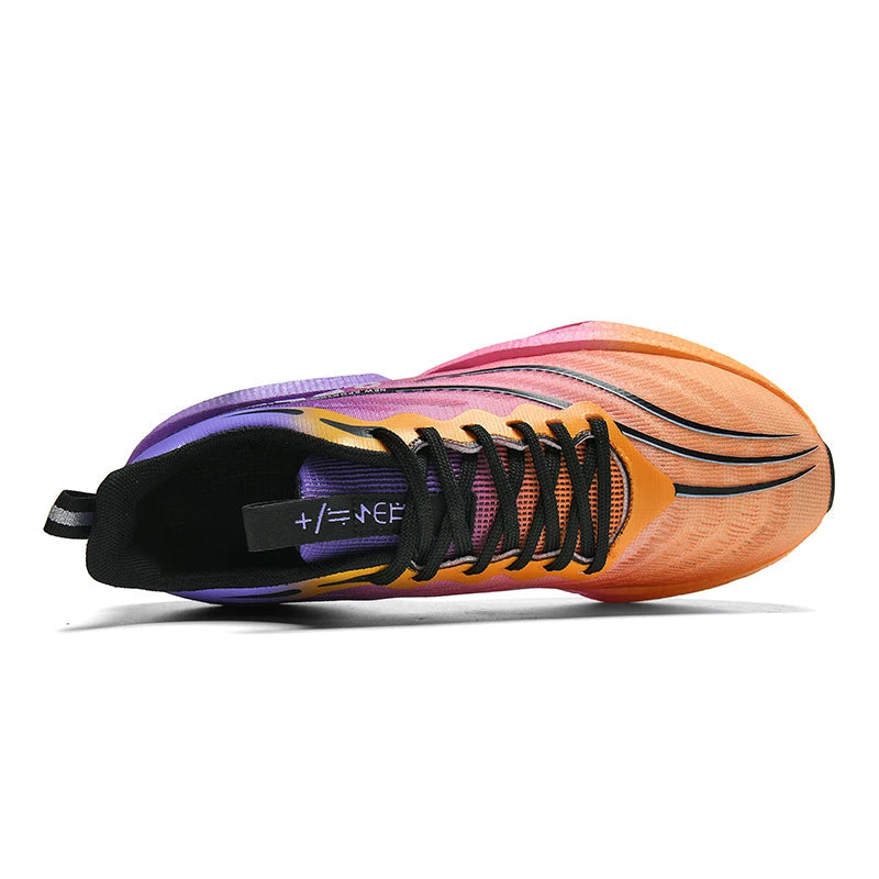 Speciality Carbon Plate Sports Running Shoes Marathon Air Cushion Men Breathable Lightweight Women Comfortable Nonskid Sneakers GlowCart