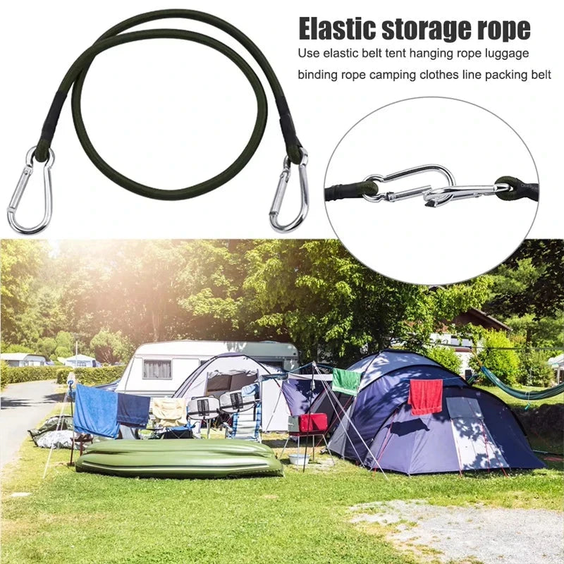 30-210cm Outdoor Elastic Tie Rope Tent Fixed Rope Bicycle GlowCart