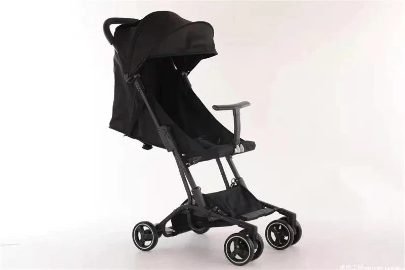 2025 New Simple Boarding Baby Stroller Four-wheel Shock Absorption Lightweight Ultra-small Foldable Baby Stroller GlowCart